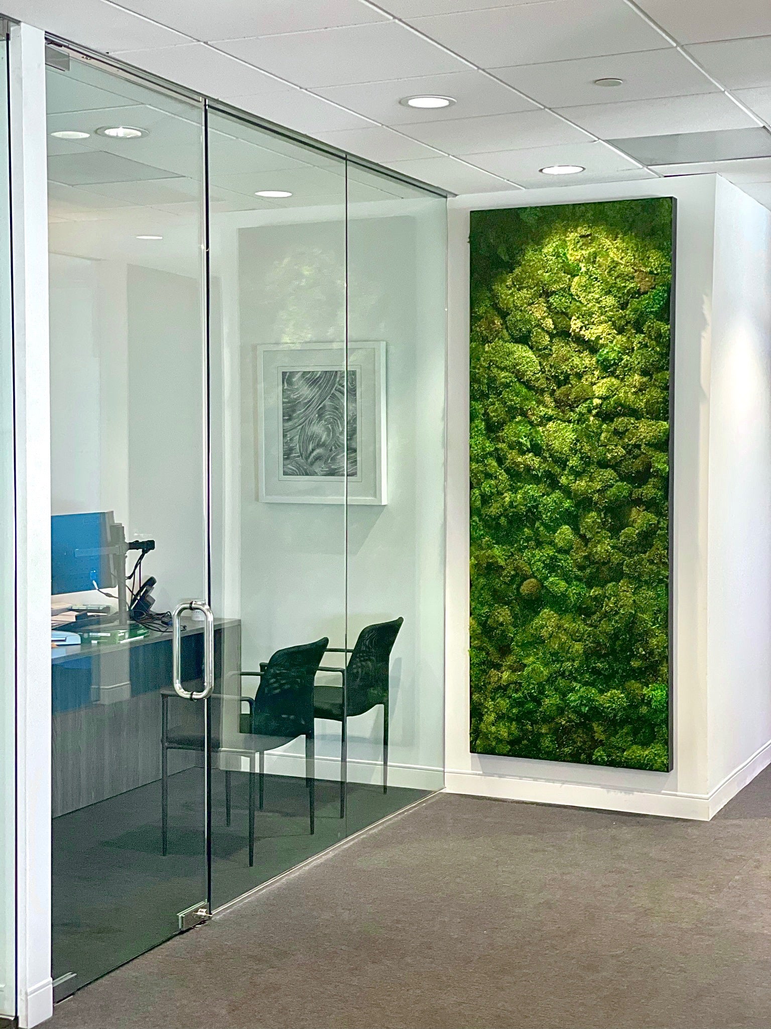 indoor plant wall art Custom Moss Walls and Moss Art – Urban Spikes